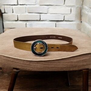 Hyde Collection Women's Leather Belt, Size XL